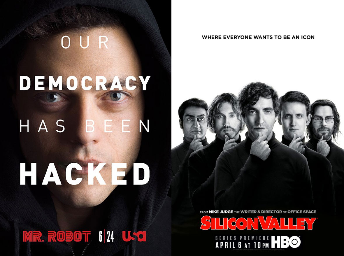 Silicon Valley 与 Mr Robot